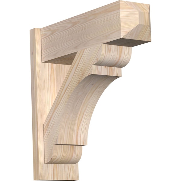 Ekena Millwork Olympic Smooth Craftsman Outlooker, Douglas Fir, 7 1/2"W x 24"D x 24"H OUT08X24X24OLY04SDF - main